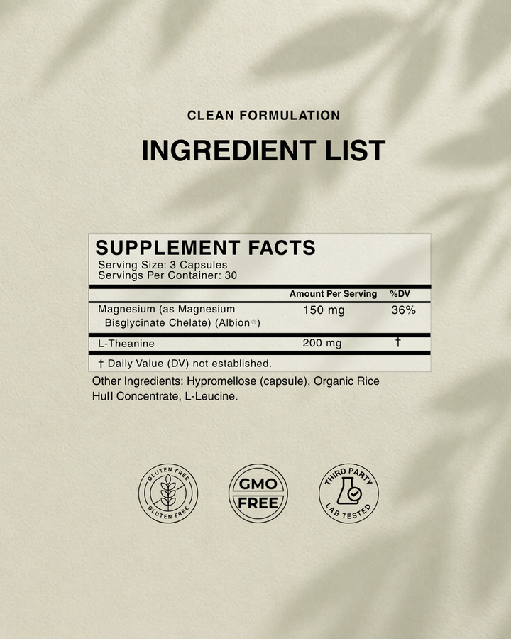 Magnesium Bisglycinate + L-Theanine